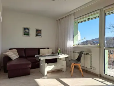 Część wypoczynkowa w obiekcie Apartament Zdrojowa 20, Duszniki Zdrój