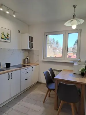 Kuchnia lub aneks kuchenny w obiekcie Apartament Zdrojowa 20, Duszniki Zdrój