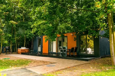 Ogród w obiekcie Domek z balią w Górach Sowich
