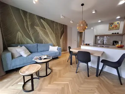 Część wypoczynkowa w obiekcie Boho Apartment - 100m from Market Square