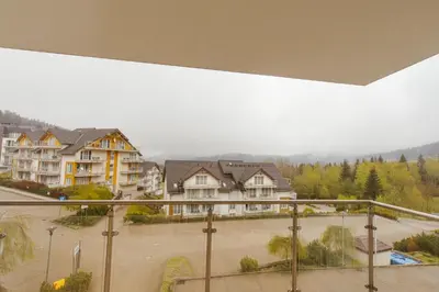 Widok na góry z tego apartamentu