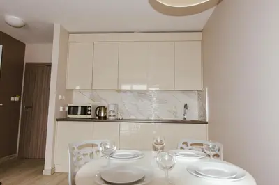 Kuchnia lub aneks kuchenny w obiekcie VacationClub - BORMIO Apartament 29