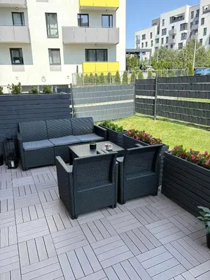 Ogród w obiekcie Apartament na Letniej