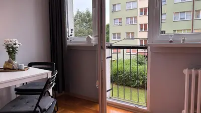 Balkon lub taras w obiekcie Apartament Bajka
