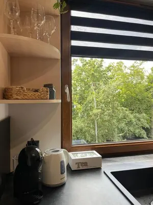 Kuchnia lub aneks kuchenny w obiekcie Apartament Sara z balkonem