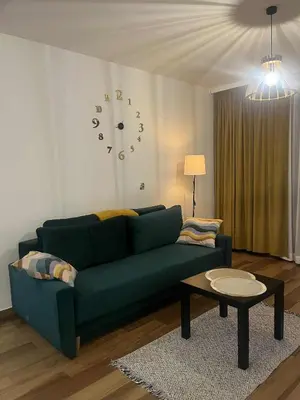 Część wypoczynkowa w obiekcie Apartament Sara z balkonem