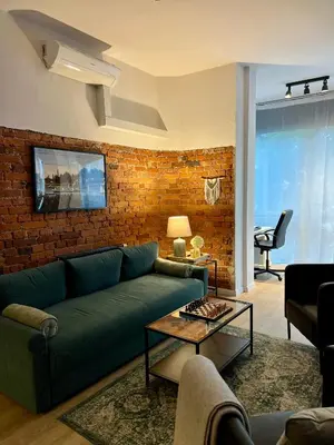 Część wypoczynkowa w obiekcie Wyjątkowy apartament blisko ZOO