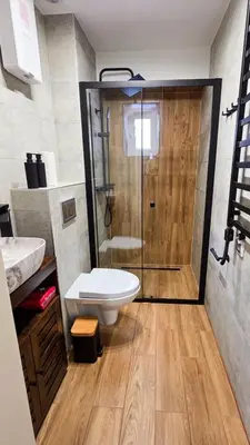 Łazienka w obiekcie Apartament Antracytowe Wrota 2