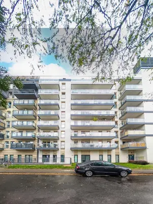 Budynek, w którym mieści się apartament