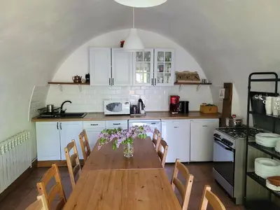 Kuchnia lub aneks kuchenny w obiekcie Leśne Apartamenty