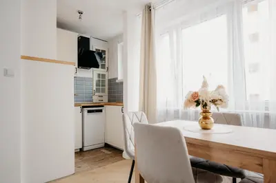 Kuchnia lub aneks kuchenny w obiekcie Wita Stwosza Rynek Apartament Wrocław