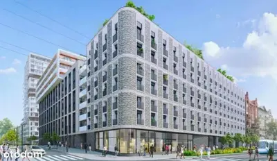 Budynek, w którym mieści się apartament