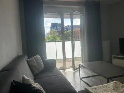 Część wypoczynkowa w obiekcie Komfortowe Apartamenty Nad Odrą