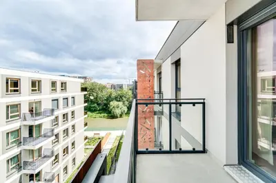 Balkon lub taras w obiekcie Michalczyka 1H by Homeprime