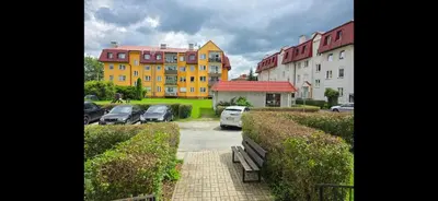 Budynek, w którym mieści się apartament
