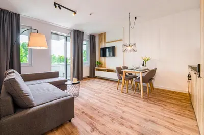 Plan piętra w obiekcie Partynice Apt - Parking & Balcony - by Rentujemy