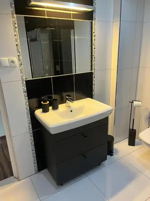 Łazienka w obiekcie Apartament Perła w Kłodzku