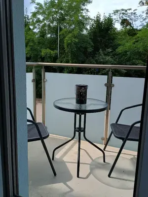 Balkon lub taras w obiekcie Mieszkanie Oborniki Śląskie