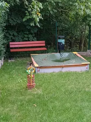 Ogród w obiekcie Mieszkanie Oborniki Śląskie