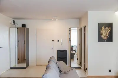 Część wypoczynkowa w obiekcie Komfortowy Apartament Jacuzzi & Balkon & 2 sypialnie