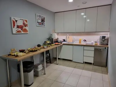 Kuchnia lub aneks kuchenny w obiekcie Biały Zakątek
