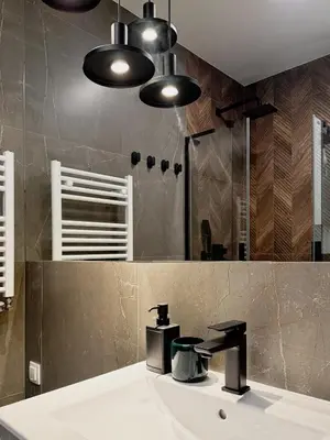 Łazienka w obiekcie Legnicka Residence 38