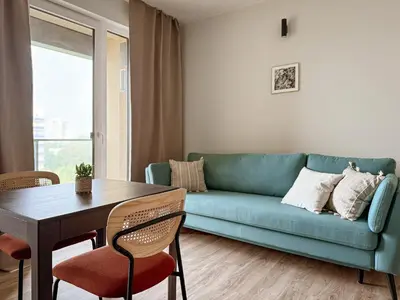 Część wypoczynkowa w obiekcie Legnicka Residence 38