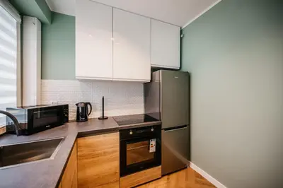 Kuchnia lub aneks kuchenny w obiekcie Nocosfera Apartament Premium Zgodny