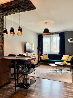 Telewizja i/lub zestaw kina domowego w obiekcie Apartament Zielona Przystań Wrocław