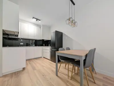 Kuchnia lub aneks kuchenny w obiekcie Mieszczańska Cozy Apartment by BookingHost