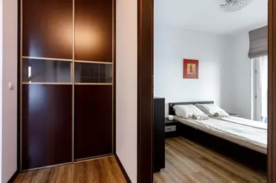 Łóżko lub łóżka w pokoju w obiekcie Chic Apartments - Cozy and Stylish - City Center - Legnicka