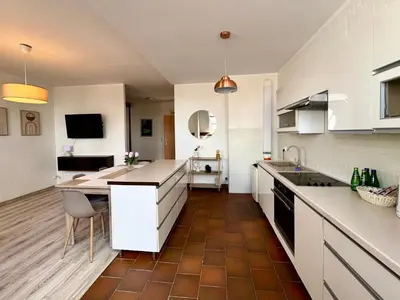 Kuchnia lub aneks kuchenny w obiekcie CityNest Biskupia