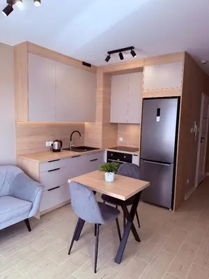 Kuchnia lub aneks kuchenny w obiekcie LOFT APARTAMENT II Kępno