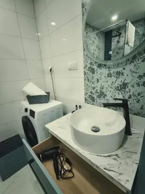 Łazienka w obiekcie Aura Apartamenty