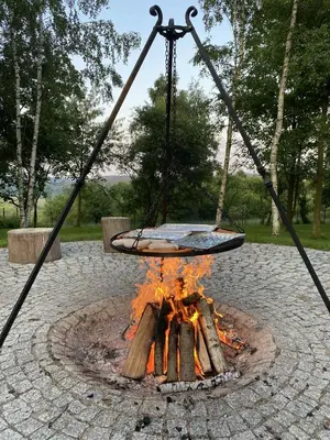 Sprzęt do grillowania w willi
