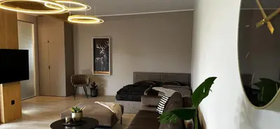 Część wypoczynkowa w obiekcie Loft N 39 - ekskluzywny apartament pod Zamkiem w Mosznej