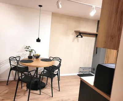 Kuchnia lub aneks kuchenny w obiekcie apartament z sauną CIS