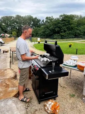 Sprzęt do grillowania w willi