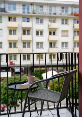 Balkon lub taras w obiekcie Świdnicka 8b Market View Balcony - ProperUNIT
