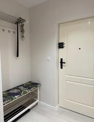 Łóżko lub łóżka w pokoju w obiekcie Apartament dla 4 osób
