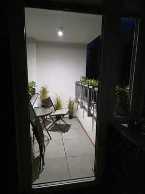 Balkon lub taras w obiekcie 81 degrees - Hot Lodging - Gorąca Kwatera w centrum Gliwic z prywatną sauną
