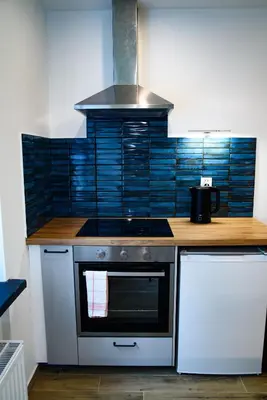 Kuchnia lub aneks kuchenny w obiekcie Lipowa Apartamenty B