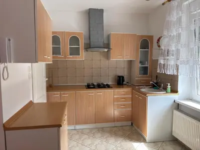 Kuchnia lub aneks kuchenny w obiekcie Apartament pod Książem