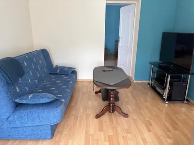Część wypoczynkowa w obiekcie Apartament pod Książem