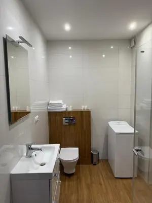 Łazienka w obiekcie Apartament u Franusia