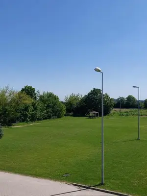Plan piętra w obiekcie Gminny Ośrodek Sportu i Rekreacji w Zakrzowie