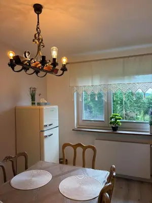 Kuchnia lub aneks kuchenny w obiekcie Apartamenty Zloty Pociąg