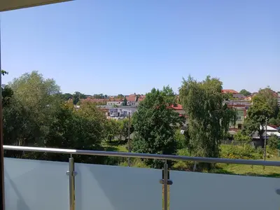 Balkon lub taras w obiekcie Apartament nad Zalewem