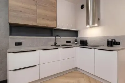 Kuchnia lub aneks kuchenny w obiekcie Modern Apartment with AC & Parking in Wrocław by Noclegi Renters