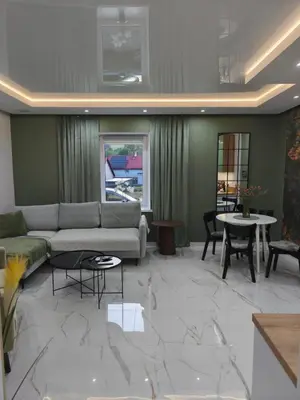 Część wypoczynkowa w obiekcie Blu Apartments